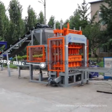 QT5-15 full automatic hydraulic vibration concrete hollow colorful paving brick machine  block making machine